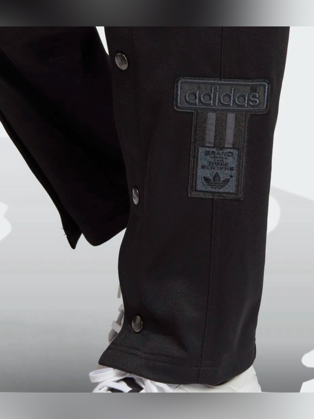 Adidas Originals Blue Version Adibreak Snap Track Pants NWT Black Sz 2 - Picture 3 of 10